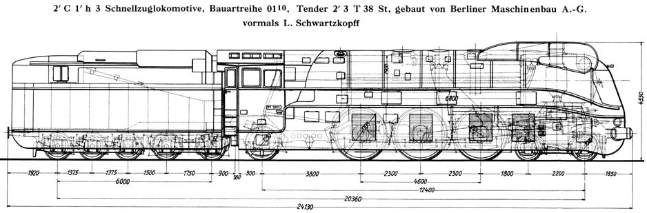 Schnellzuglokomotive Baureihe 01-10