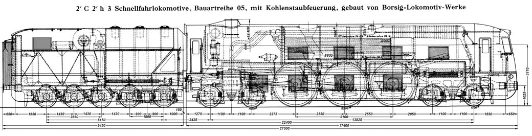 Schnellzuglokomotive Baureihe 05 003