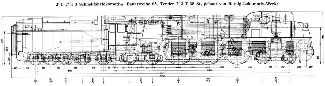 Schnellzuglokomotive Baureihe 05