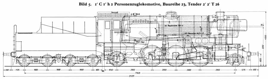 Personenzuglokomotive Baureihe 23