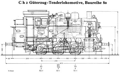 Güterzug-Tenderlokomotive Baureihe 80