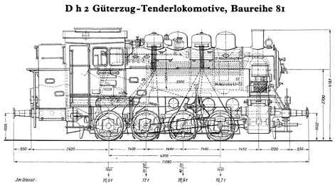 Güterzug-Tenderlokomotive Baureihe 81