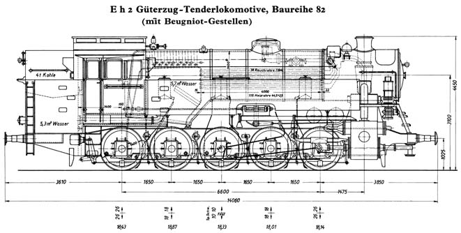 Güterzug-Tenderlokomotive Baureihe 82