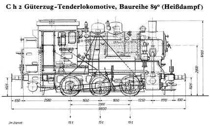 Güterzug-Tenderlokomotive Baureihe 89