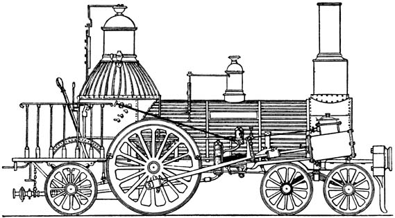 Bild 6 Erste Lokomotive von Borsig